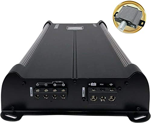 Gravity 4000.1D Class D Car Audio Amplifier – 1800 Watts True RMS @ 1 Ohm Max Power at 4000W, 1/2/4 Ohm Stable, Digital, Monoblock, Mosfet Power Supply, Great for Subwoofers Gravity 4000.1D Class D Car Audio Amplifier – 1800 Watts True RMS @ 1 Ohm Max Power at 4000W, 1/2/4 Ohm Stable, Digital, Monoblock, Mosfet Power Supply, Great for Subwoofers